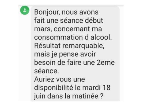 Témoignage sur un accompagnement concernant la consommation d’alcool