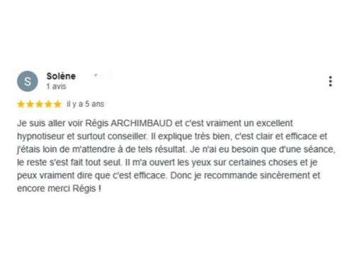 Avis client sur l’écoute et les conseils de Régis Archimbaud