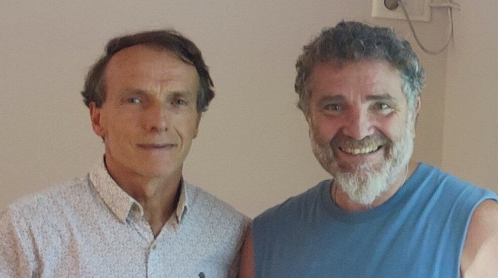 Régis Archimbaud avec Christian Bordes